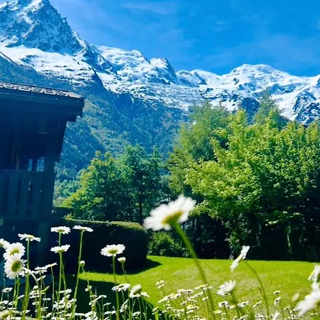 아파트 Cozy With Garden Parking And Mont-blanc View 샤모니